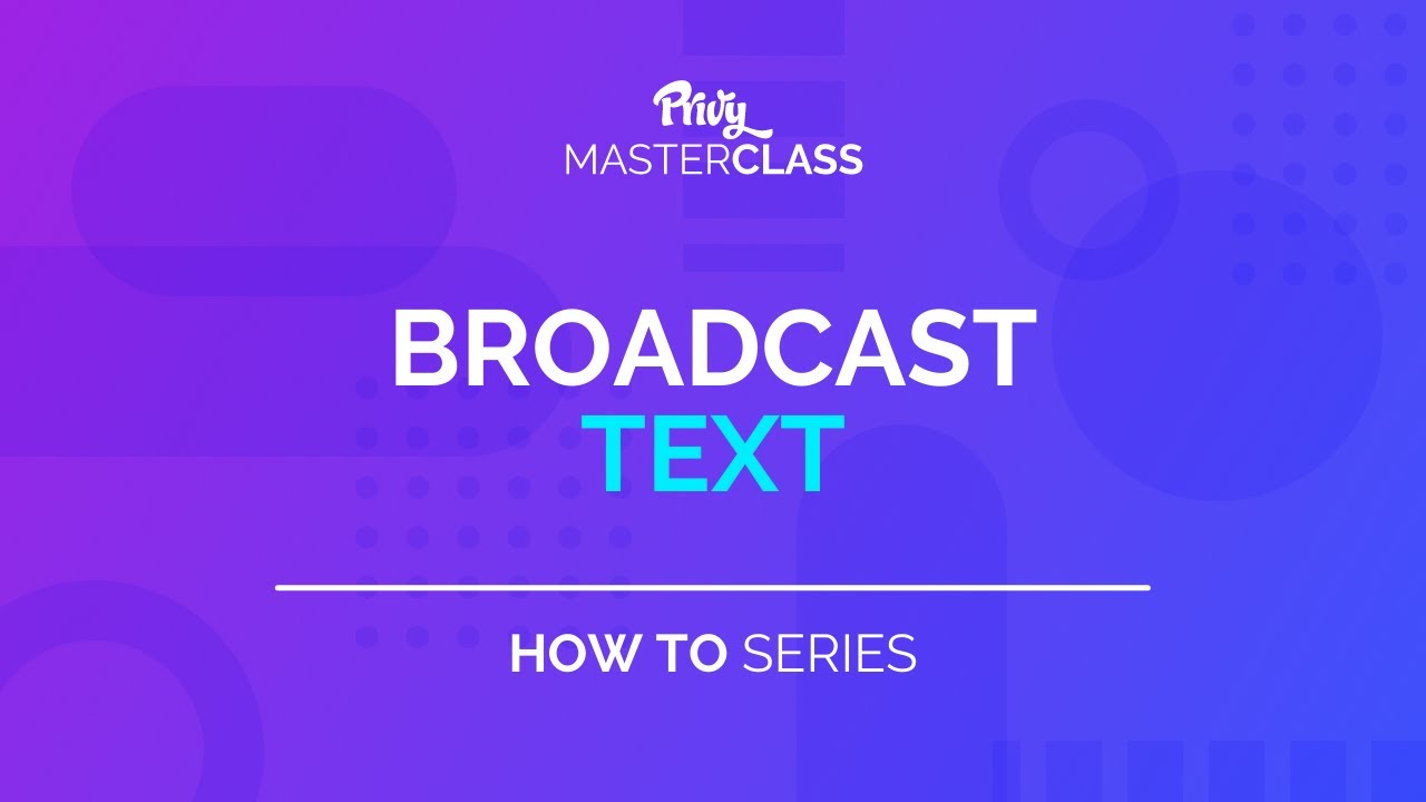 broadcast text video thumbnail