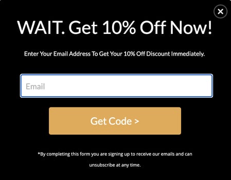Privy A/B Test Popup