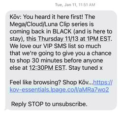 Kov-new-product-SMS-example