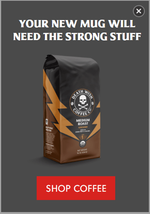 Death Wish Coffee Cross Sell Example