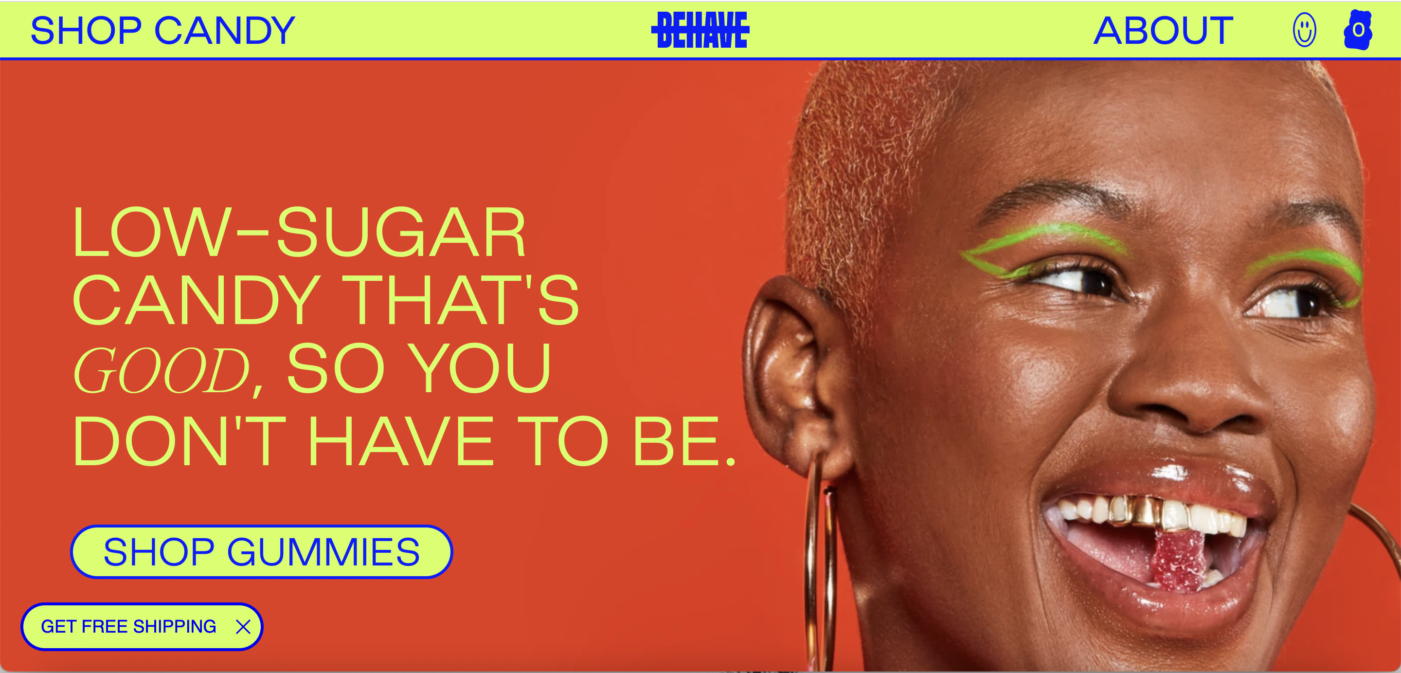 Screenshot from Behave's website
