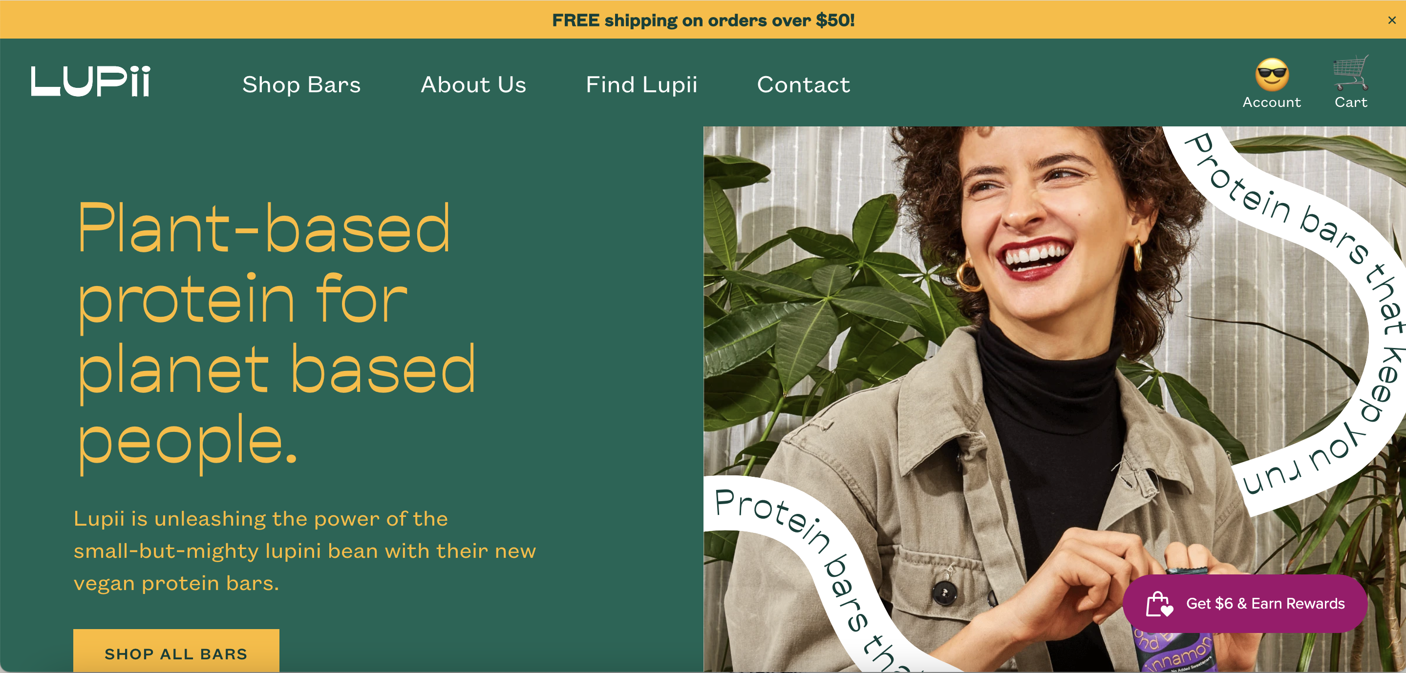 Screenshot from Lupii's website