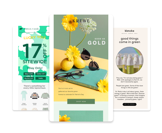 St. Patrick's Day Email Examples
